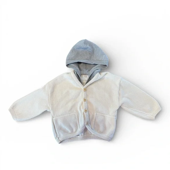 Zara Baby Hooded Cardigan - Picture 1 of 6